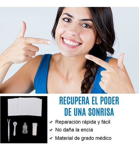 Dientes Postizos Moldeables Reparacion Dental Facil Y Rapida