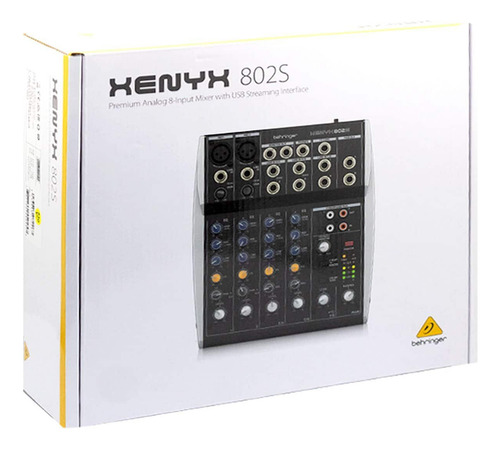 Mezclador 8 Entradas Con Interfaz Usb Xenyx 802s Behringer