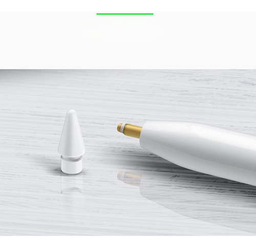 Punta Plateada Activa De Lápiz Para Apple, Nib Blanco 40