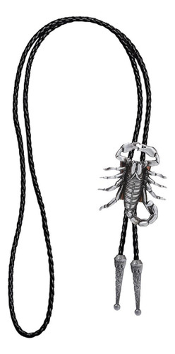 4 Hombres Plateados Scorpion Tie Western Cowboy Novedad