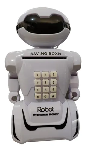 Alcancia Electronica Robot Caja Fuerte Billete Monedas Clave