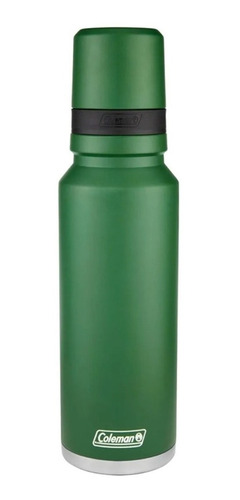 Imagen 2 de 9 de Termo Coleman 700ml Acero Inoxidable 24hs Matero Pico Verde