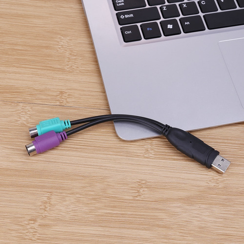 Cable Adaptador Ps/2 Teclado Y Mouse 2 Entradas A Usb 2.0