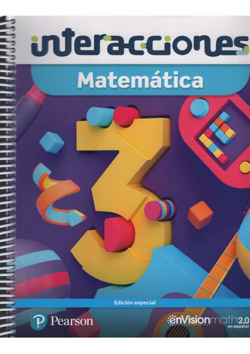 Matematica 3 - Interacciones - K12, De No Aplica. Editorial Pearson, Tapa Blanda En Español, 2021