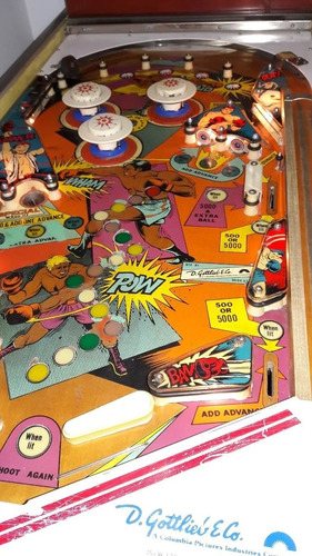 Flipper Pinball T.k.o. - Perfecto Estado Clarck Argentina (Usado)