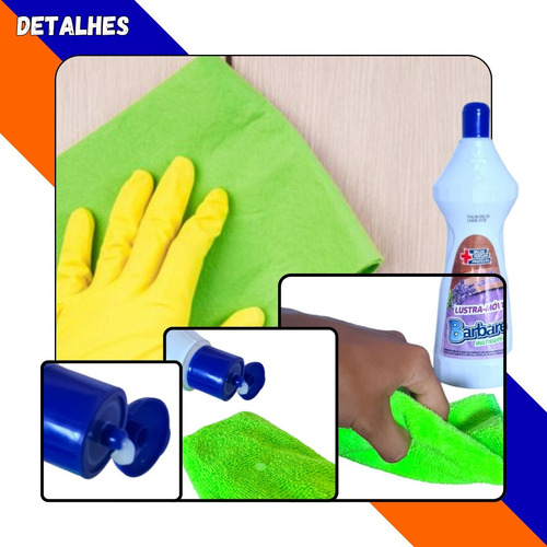 Kit 3 Lustra Moveis Brilho Perfuma Protege + Microfibra