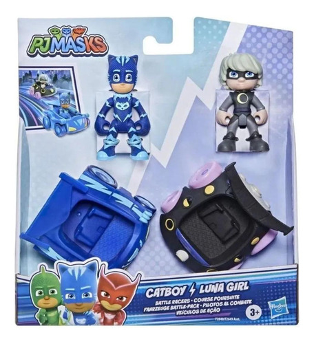 Mini Veículos Pj Masks Catboy Vs Luna Girl F2649 Hasbro