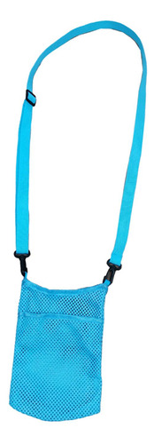 2 Bolsa Portátil Para Botella De Agua Con Correa Azul
