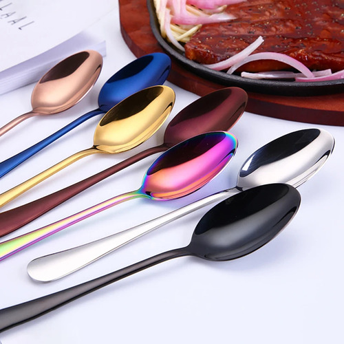 Cucharas Para Cubiertos, Vajilla, Cuchillo Para Carne, Tened
