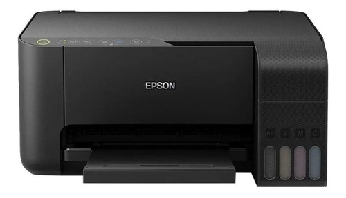Imagen 1 de 4 de Impresora a color multifunción Epson EcoTank L3150 con wifi negra 220V