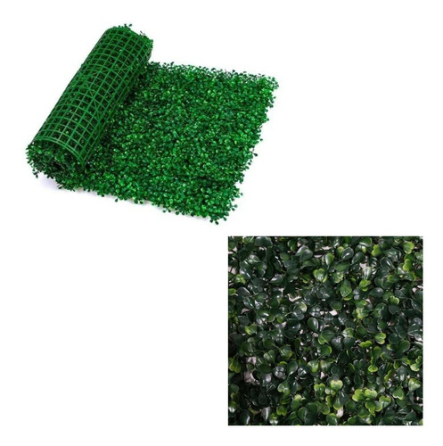 Pack 2 Alfombras Pasto Malla Palmeta Artificial 60x40