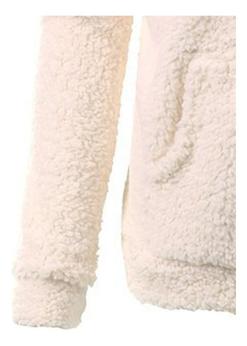 Chaqueta De Invierno Con Cremallera De Lana De Cordero Para