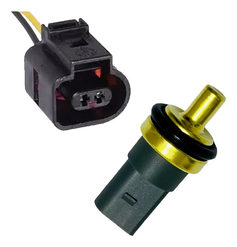 Sensor De Temperatura Agua Jetta Tsi Tiguan A3 Com Chicote