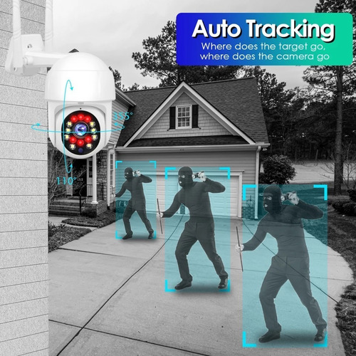 Imagen 7 de 8 de Camara Domo Ip Wifi Hd Motorizada Vision Nocturna App Yoosee