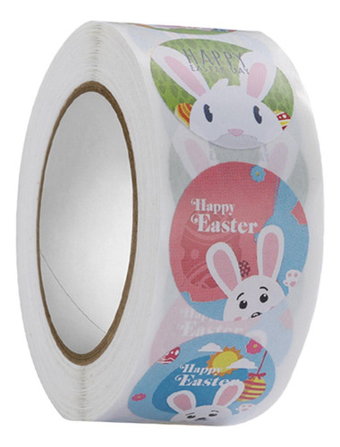 500 Uds Pegatinas De Pascua Etiquetas De Papel Para Estilo D