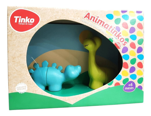 Animatinkos Encastrable Dinosaurios Para Bebes - Tinko