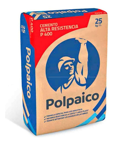 Cemento Especial Polpaico 25kg Solo Por Pallet 72un