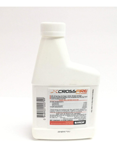 Pulverizador Botella Insecticida Crossfire 13oz Zep 32oz