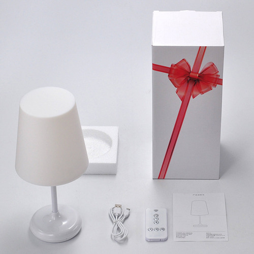 Lámpara de dormitorio LED con sensor táctil recargable por USB