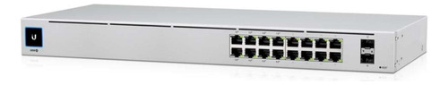 Switch Unifi Ubiquiti Capa 2 16 Puertos +2 1g Sfp Usw-16-poe