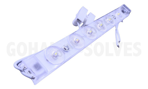Módulo 6 Leds Directo 110v Iluminación Con Imán Blanco Frío