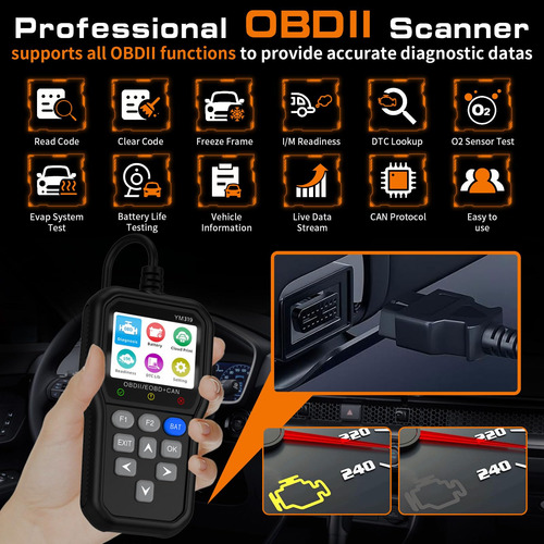 Escáner Obd2 Y Probador De Batería Herramienta De Diagnóstic