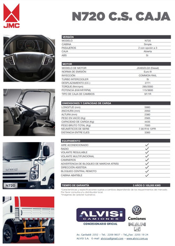 Jmc Nuevo N900 T. Isuzu 2.8cc Precio Sin Iva