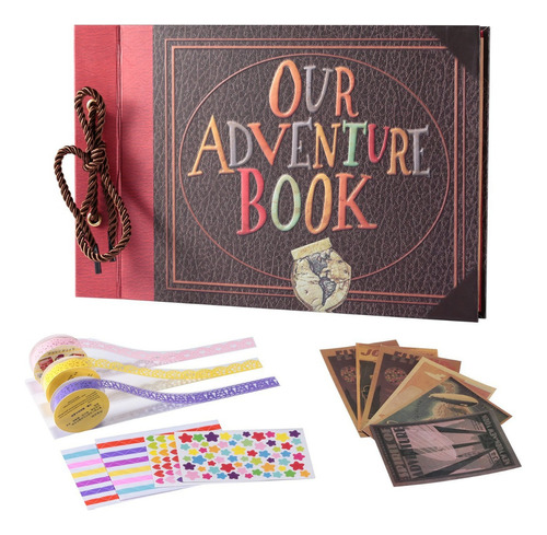 Álbum De Fotos Diy Scrapbook, Nuestro Libro De Aventuras Par