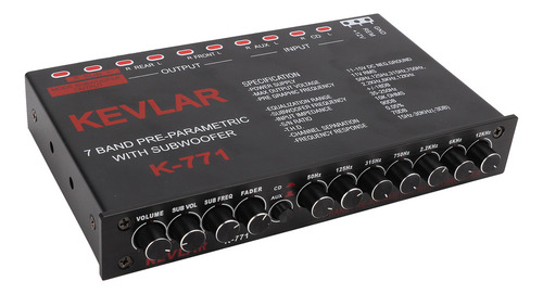 Ecualizador Gráfico De Audio For Automóvil, Universal, Paso