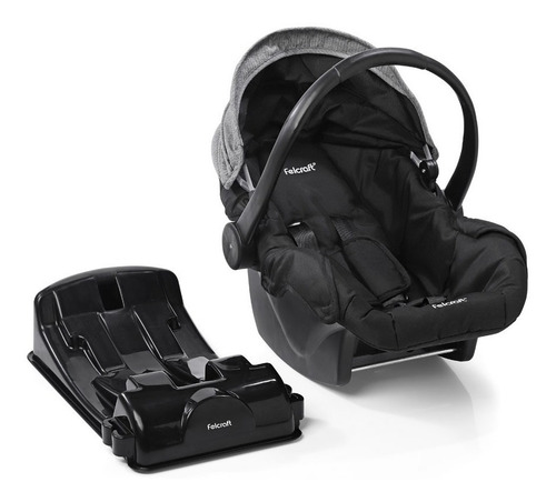 Imagen 2 de 10 de Butaca Auto Huevito Con Base Porta Bebe Homologado Felcraft