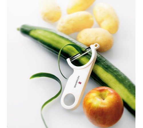 Victorinox Pela Papas, Mango Ergonómico Color Blanco
