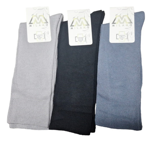 Calcetines Para Mujer - 100% Algodón - Circulación - Docena