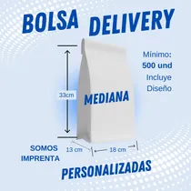 Comprar Bolsas Delivery Personalizadas - Bolsas De Papel Impresas