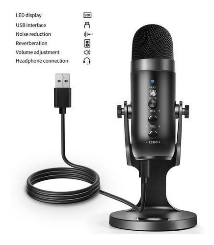 Micrófono Para Pc, Estudio De Grabación, Juego