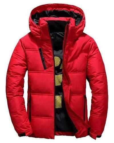 Chaquetas Plumas Hombre Invierno Ropa Cálida Con Capucha