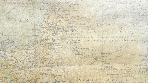 Mapa Antiguo Israel Arabia Egipto (Usado)