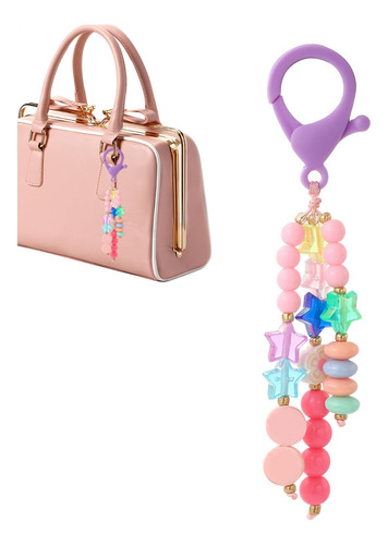 De Mochila Con Cuentas - Lindo Llavero Con Cuentas