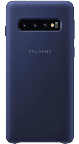Case Samsung Silicone Cover Para Galaxy S10 Normal Navy
