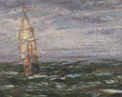 Quadro Caravela - José Paulo Moreira Da Fonseca (1984) (Usado)