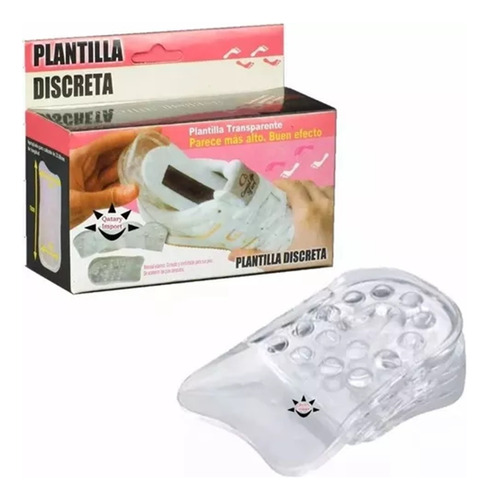 Plantilla Discreta Transparente De Pies Para Altura