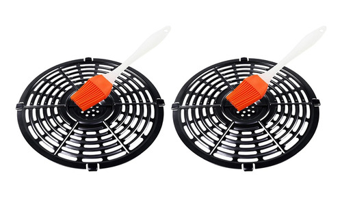 2 Piezas De Rejilla Para Freidora De Aire, Placa De Parrilla