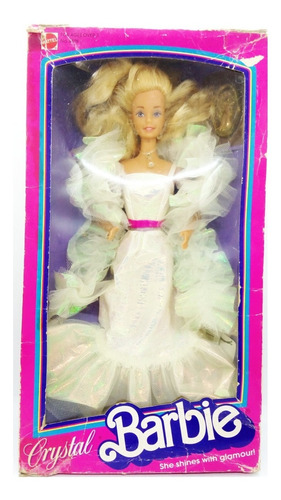 Crystal Barbie -usada Con Caja- Leer Detalles