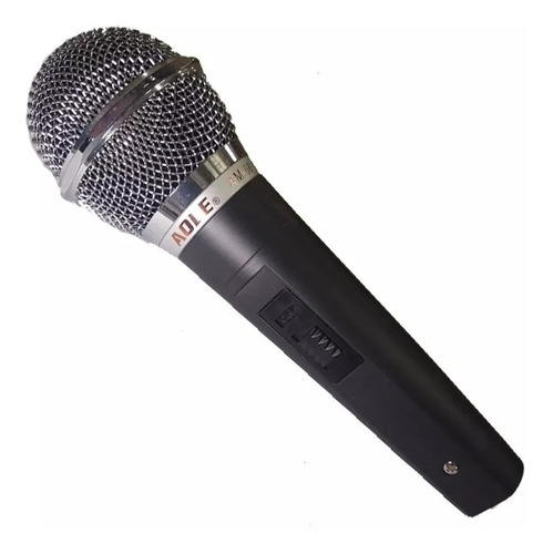 Microfono De Mano Dinamico Aole Con 5 Metros De Cable