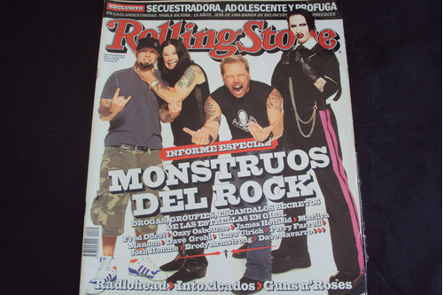 Revista Rolling Stone # 64 - Tapa Monsters Del Rock