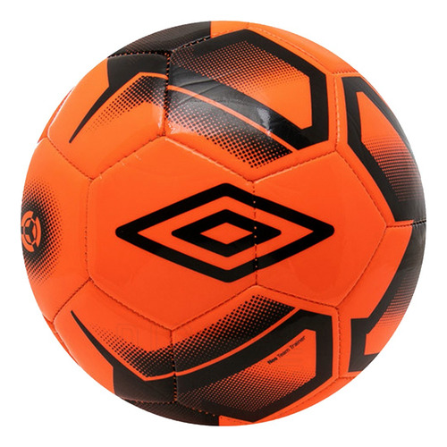 Pelota Futbol Umbro Numero 5 Campo Cancha 11 Cesped Cosida Color Naranja