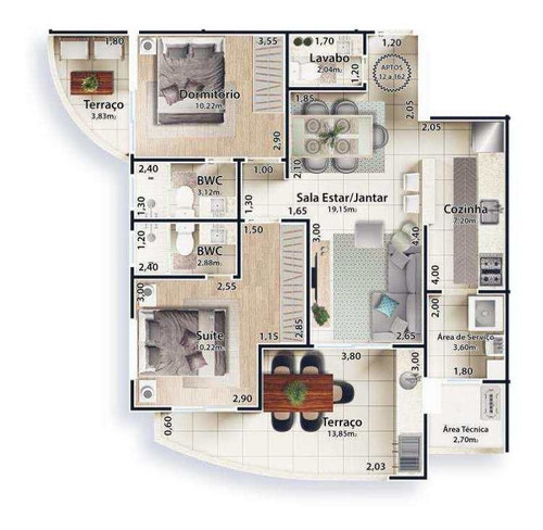 Apartamento Com 2 Dorms, Jardim Marina, Mongaguá - R$ 614 Mil, Cod: 735 - V735