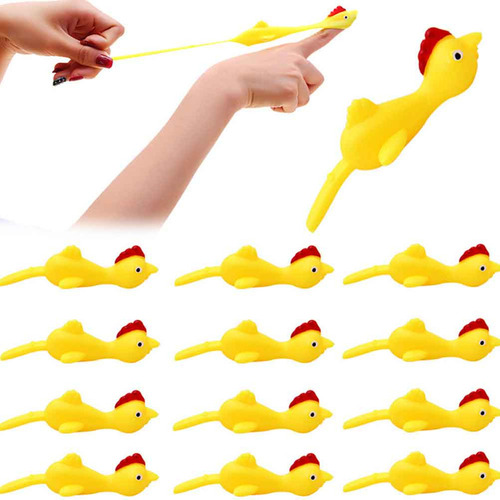 Catapulta Pequeña De Goma Para Pollos, 20 Unidades