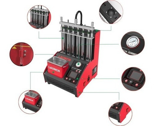 Imagen 4 de 4 de Maquina De Inyectores Launch Cnc603a