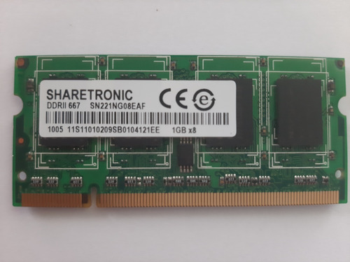 Memoria Ram Sharetronic 1gb Ddr2 O Pc2 Laptop (Usado)