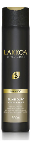 Shampoo Hidratação Capilar Elixir Ouro Lakkoa 300ml